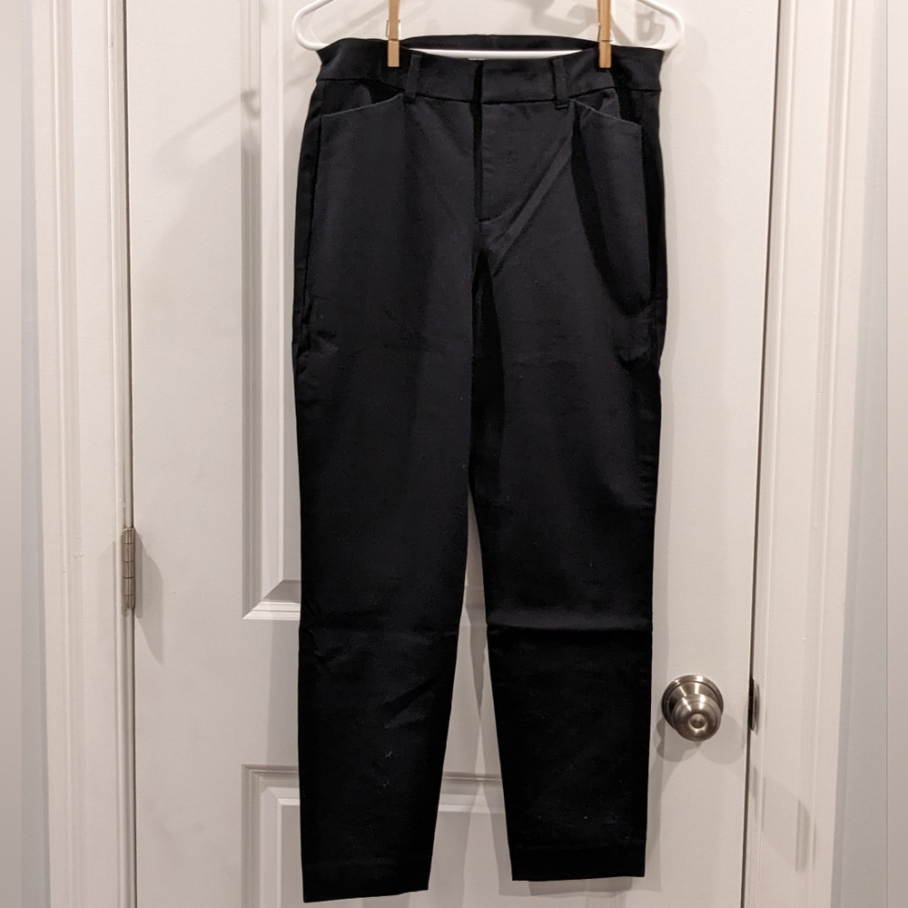 Old Navy Pixie High Rise Pants (Black Jack Color, Size 8)